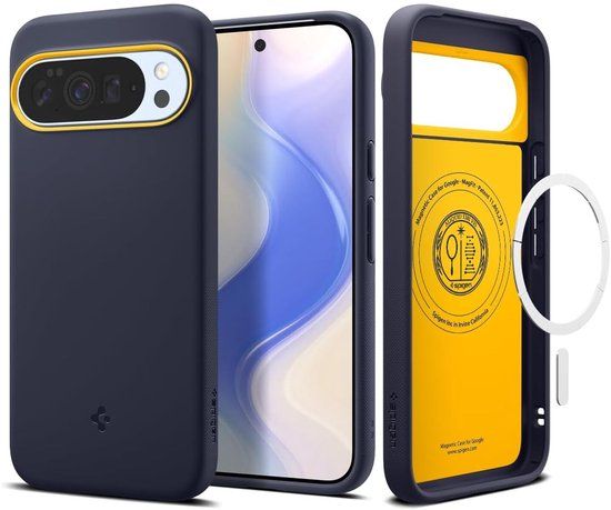 Spigen Nano Pop MagFit Hoesje Geschikt voor Google Pixel 10 Pro XL - Blauw