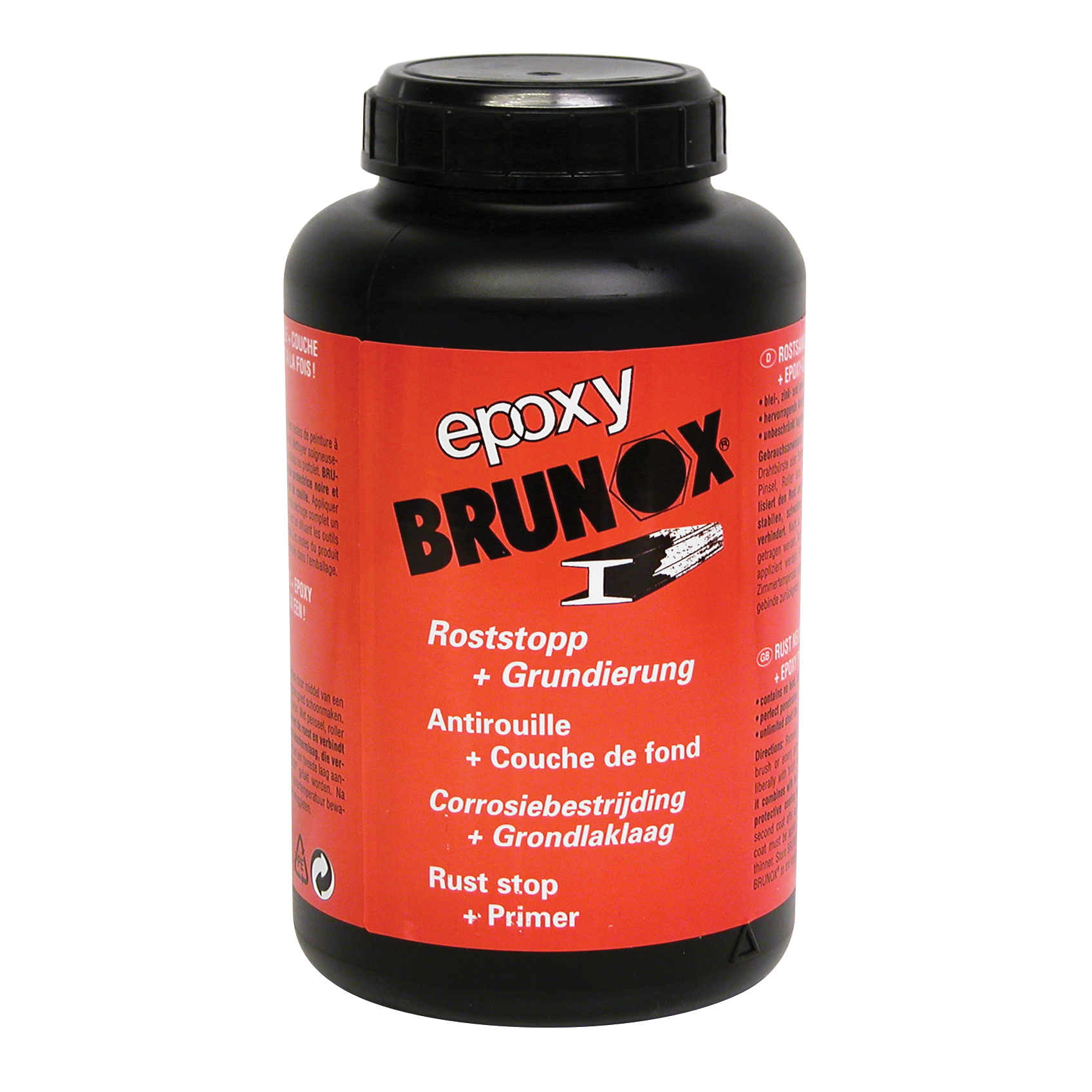 Brunox Â® EPOXY 1 L, grondverf Â® Epoxy is een roest-omvormer en grondlaklaag ineen