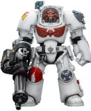 Joy Toy (CN) Warhammer 40,000 Action Figure White Scars Terminator 3 met Power Fist and Assault Cannon 14 cm