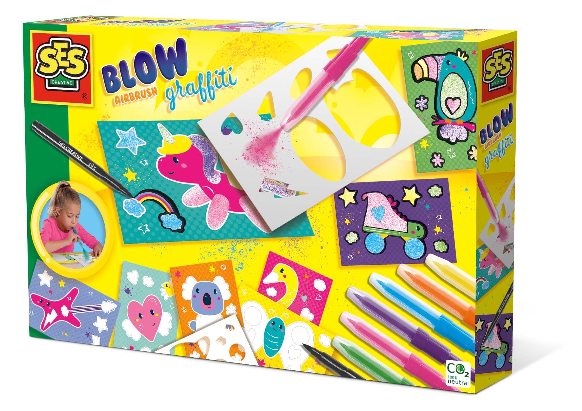 SES Creative Blow airbrush graffiti - 14759 - 6+ jaar