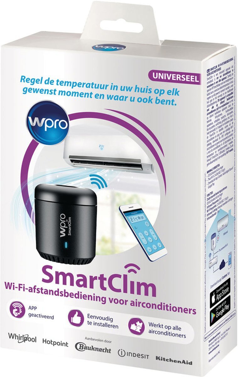 WPRO SmartClim Wi-Fi afstandsbediening airconditioner