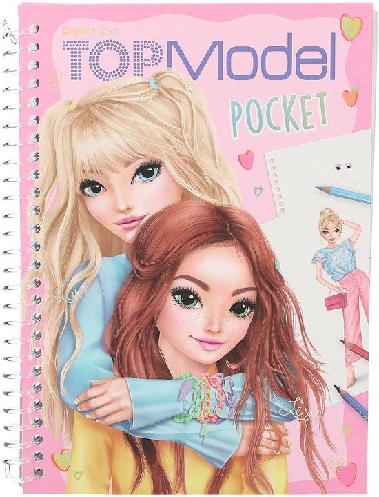 Depesche TOPModel pocket kleurboek met stickers