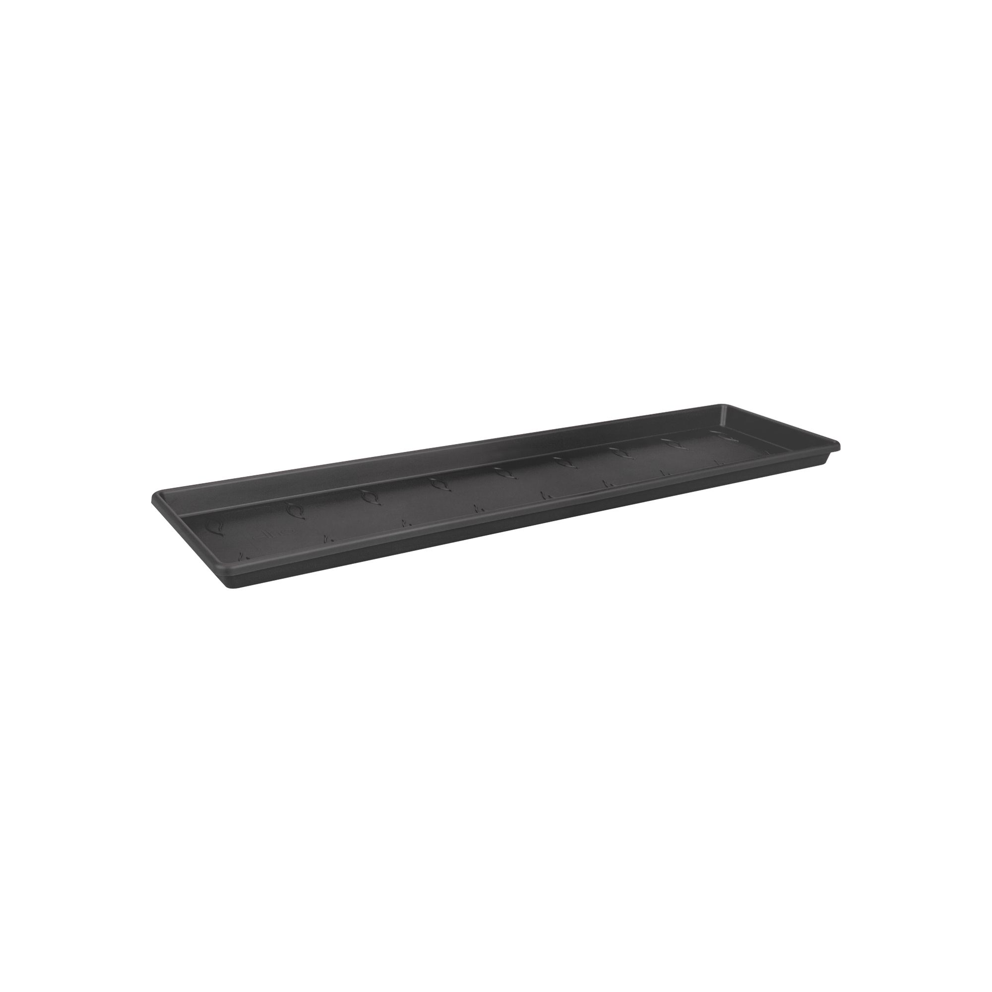 Elho Green Basics Rectangular Saucer - Black - 40cm