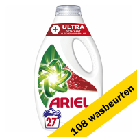Ariel Aanbieding: Ariel vloeibaar wasmiddel Ultra Color 1,215 liter (4 flessen - 108 wasbeurten)