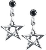 etNox Pentagram oorknopjes Dames Oorbellenset - zilverkleurig - Standard