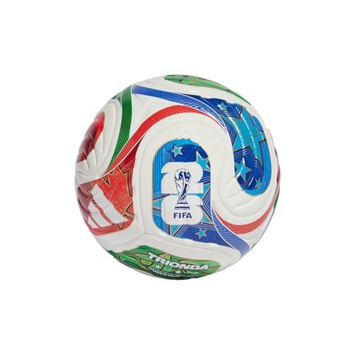 adidas Voetbal Trionda Mini World Cup 2026 - Wit/blauw/rood/groen, maat Ball SZ. 1