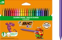 BIC Kids Plastidecor Waskrijtjes - 24 Stuks