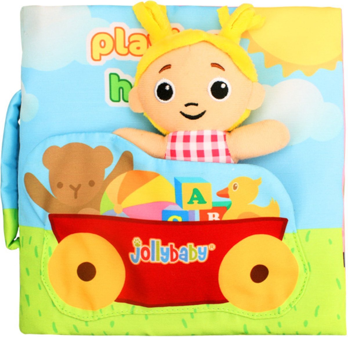 JollyBaby Baby speelgoed/knisperboekje / Educatief Baby Speelgoed /Zacht Baby boek /Zacht Speelgoed/Speelgoed voor baby/ Speelgoed Voor Kinderen/baby boekje/ "play house"thema