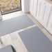 PETTI Artigiani Italiani - Keukentapijt, keukenloper, wasbaar, antislip, keukenloper, eenkleurig, 52 x 440 cm, grijs, 100% Made in Italy