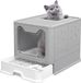 Wan GmbH Litière automatique pour chat - Litière autonettoyante - Bac à litière avec tiroir