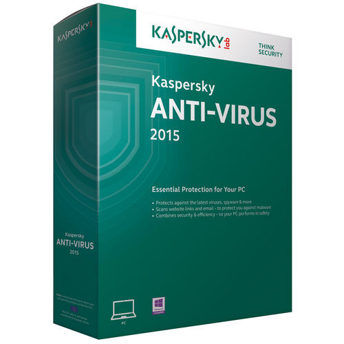 Kaspersky Anti-Virus 2015 1 Jaar 1 gebruiker
