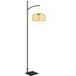 Lampe solaire extérieure style bohème avec capteur automatique, IP44, couleur noir et jaune, idéale pour jardin