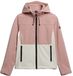 Superdry Hooded Colourblock Trekker Jas Dames Adobe Roze/Gebroken Wit