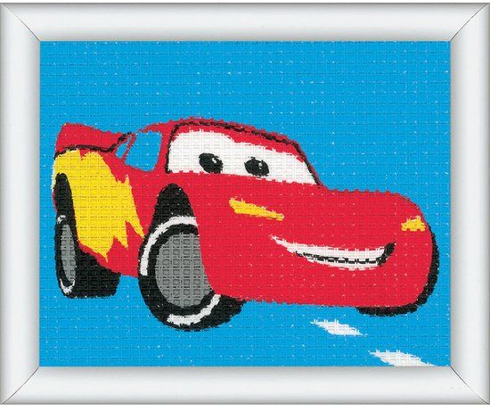 Vervaco Stramien kit Disney Lightning McQueen PN-0014542