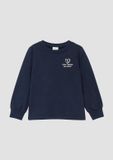 s.Oliver Kinder Sweatshirt Navy Glitter 128/134