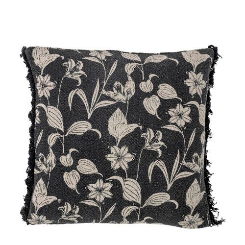 Bloomingville Mali sierkussen - 50x50 cm - Zwart
