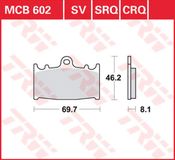 TRW - Jeu de plaquettes de frein - MCB 602 - Standard