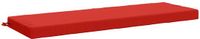 vidaXL Bankkussen SOEST 100% Polyester Rood 140 x 50 x 8 cm