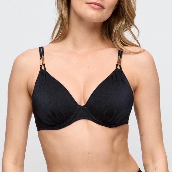 Marie Jo Swim Hello Sunset Voorgevormde Bikini Top Hartvorm 1008816 Zwart - maat EU 75D / FR 90D