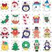 Baker Ross FX408 Kerstmis vrienden Tattoos - Pak van 80