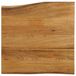 VidaXL Tafelblad met natuurlijke rand 60x60x2,5 cm massief mangohout