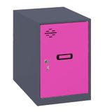 SimonRack Spind, métal, anthracite/rose, 475 x 400 x 500 cm