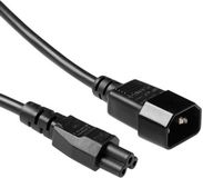 ACT Netsnoer C14 - C5 zwart 3 m AK5434