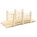 VidaXL Tuinbrug met leuningen 150x67x56 cm massief vurenhout