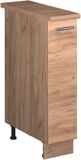 Vicco Apotheekkast Fame-Line, Goudkleurig Eiken/Goudkleurig Eiken, 20 cm, WB Eik