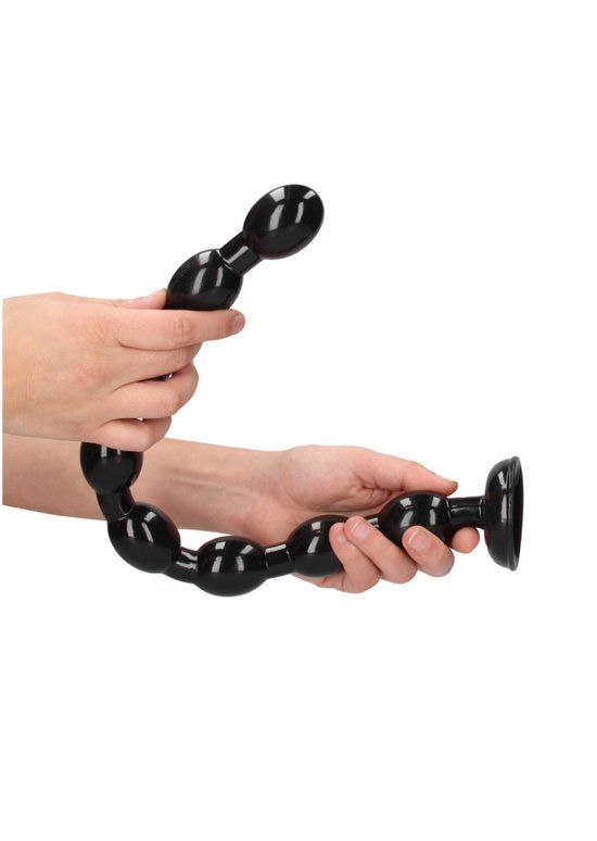 Ass Snake Beaded Dildo - 50 cm - Black