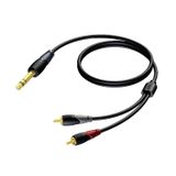 Procab CLA719 6.35mm Jack - Tulp RCA Kabel 3m