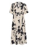 SOAKED IN LUXURY Damesjurk 'Daria' lichtbeige / zwart