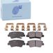 Blue Print ADG042127 Jeu de mâchoires de frein avec matériel de montage, 1 pièce