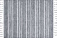 Beliani BADEMLII Vloerkleed - Lichtgrijs - 140 x 200 cm - Polyester