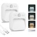 Set Recha Set van 2 led-nachtlampjes met bewegingsmelder, kastverlichting, traploos instelbare intensiteit met timerfunctie en magnetisch design, 3 kleurtemperaturen