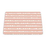 Bonamaison Rechthoekige muismat met digitale print, antislip onderkant, voor kantoor en thuis, 22 x 18 cm