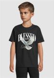 Mister Tee Blessed Forever Kinder T-shirt Zwart 158/164