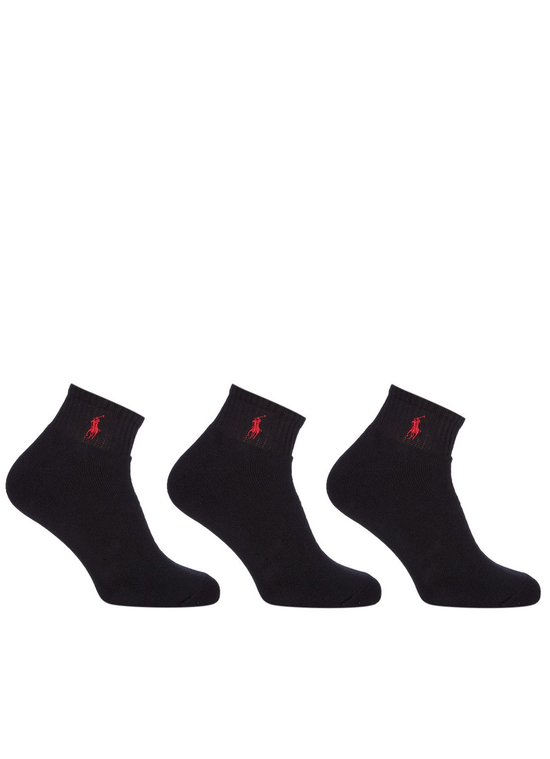 Ralph Lauren Quarter sportsokken in uni - 3-pack - 1 maat