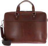 Leonhard Heyden Roma laptoptas 2-vaks 13 inch - Bruin