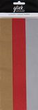 Kerst Tissue Paper Pack, Goud Rood Zilver