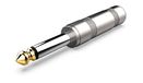 Audibax Zilverkleurige mono-jackplug, grijs