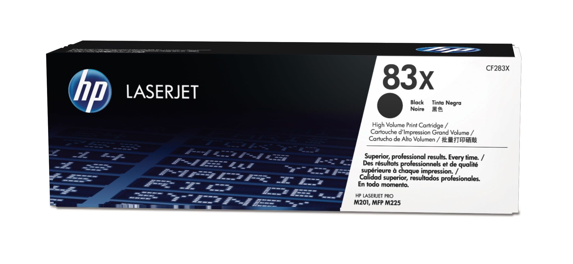 HP 83X Zwart Toner Cartridge - Origineel - 2200 Pagina's - HP LaserJet Pro M201, M225