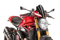 Puig 8900N Voorruit Naakt Nieuwe Generatie Touring, Zwart