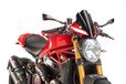 Puig 8900N Voorruit Naakt Nieuwe Generatie Touring, Zwart