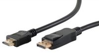 Shiverpeaks BS77495-2 video kabel adapter 5 m DisplayPort HDMI Type A (Standaard) Zwart