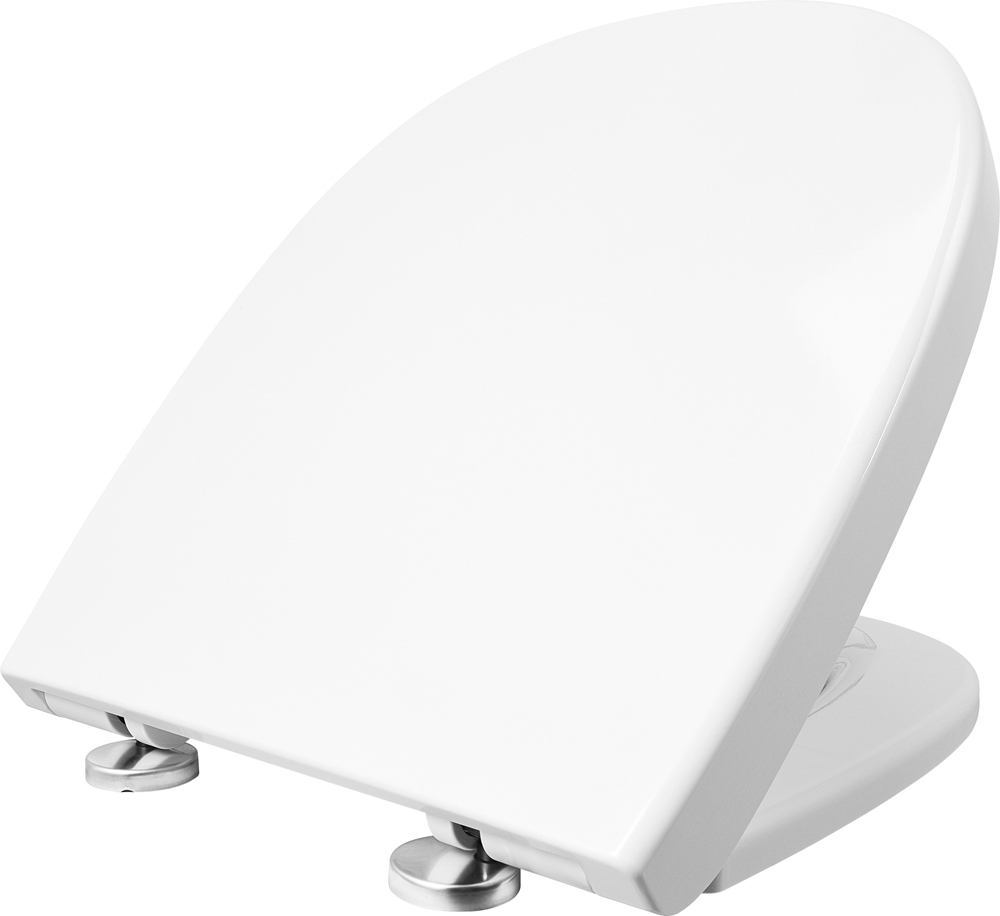 Cornat Wc-bril "Montego 2.0" - Klassieke witte look - Onderhoudsvriendelijke Duroplast - Quick up & Clean-functie - Automatische daling - Comfortabele montage van bovenaf