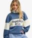 Superdry Femme Sweat Demi-zip Company Logo Coupe Décontractée Blue Taille: 44