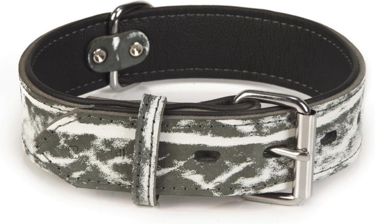 - Beeztees Safari - Hondenhalsband - Zwart - M - 42-51 cm x 40 mm zwart