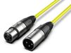 Audibax Silver XLR-kabel, mannelijk, XLR-aansluiting, 6 m, geel