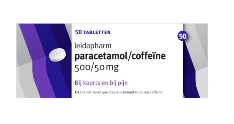 Leidapharm Paracetamol Coffeine Tabletten 50st